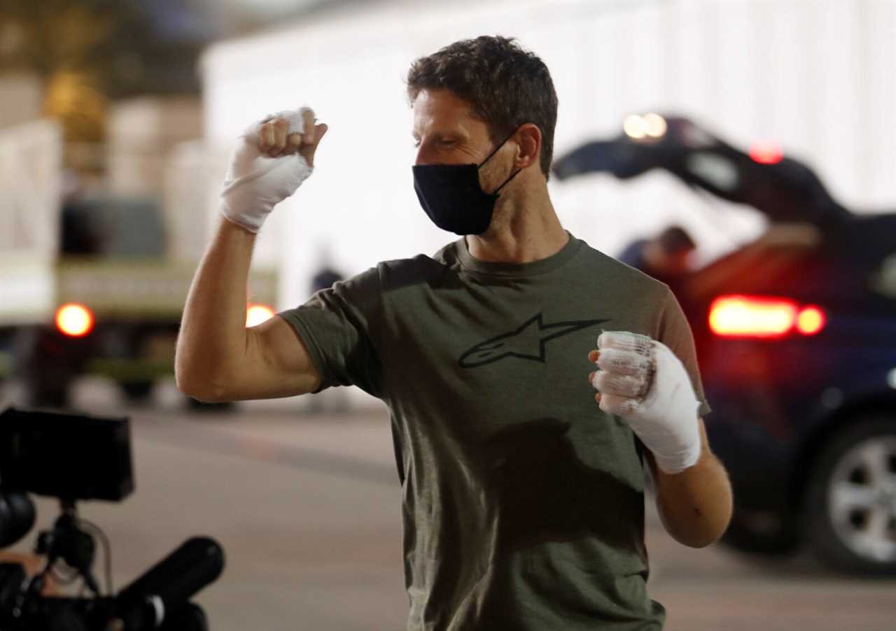 "I had a few flashbacks" - Romain Grosjean revisits the night of his fiery accident