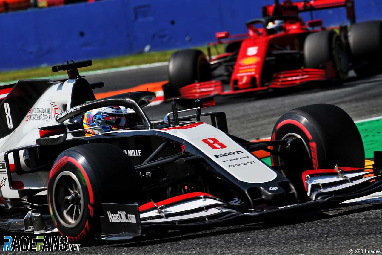 Romain Grosjean, Haas, Monza, 2020