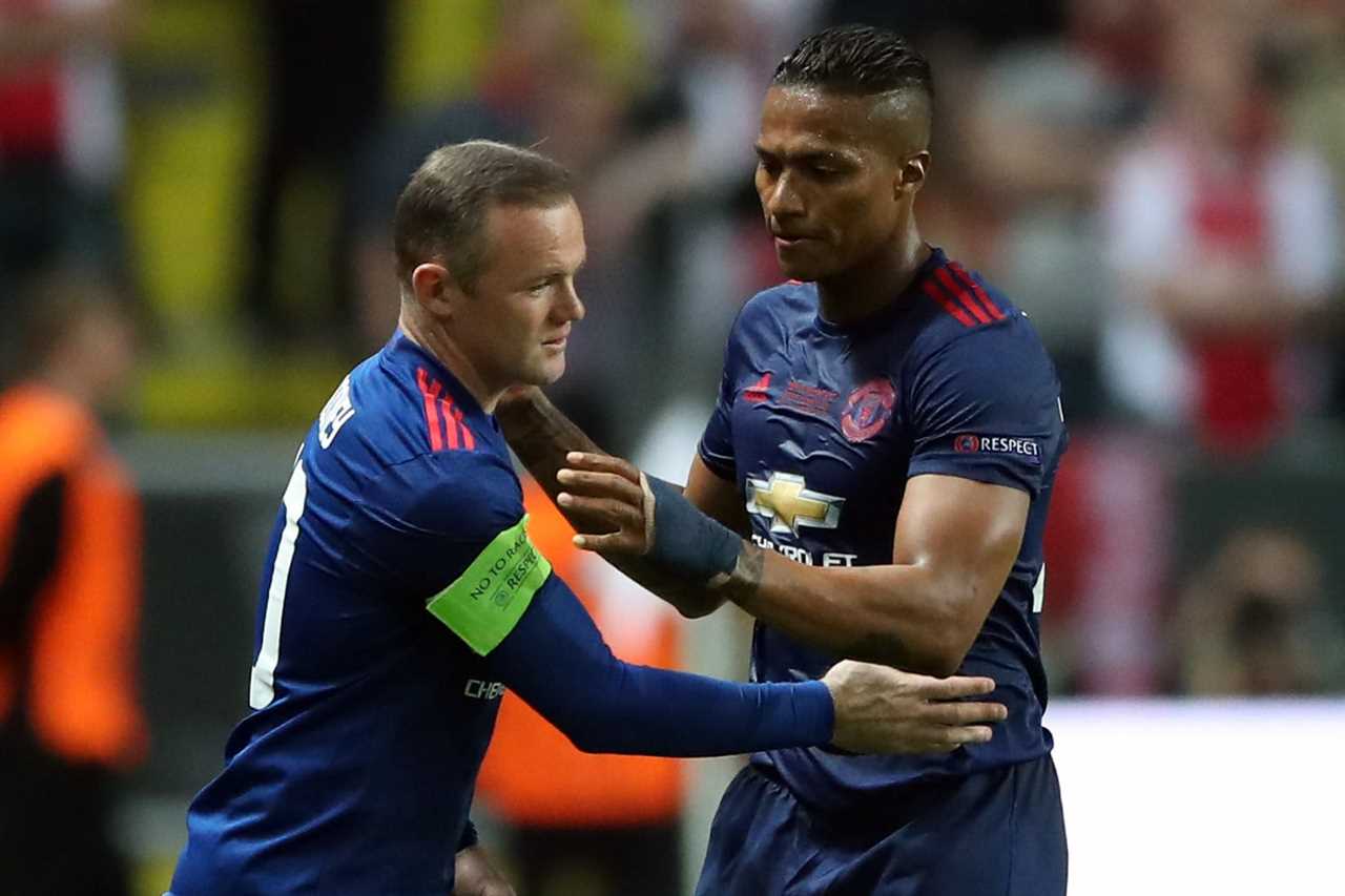 Wayne Rooney pays tribute to the resignation of Antonio Valencia - the sporting social on Thursday