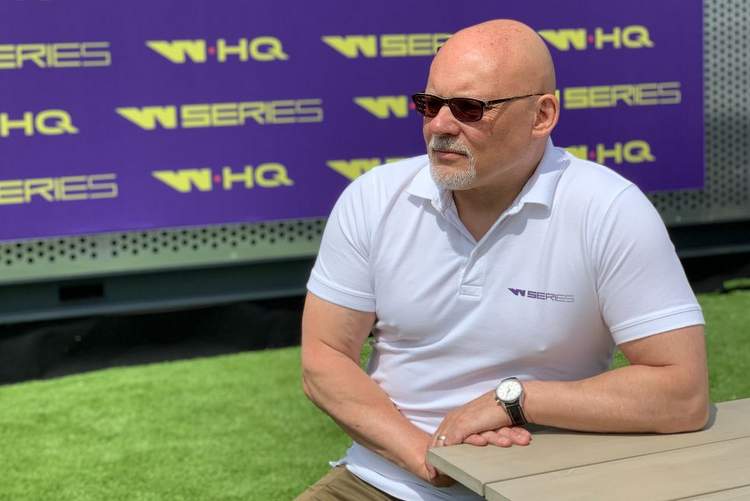 Matt Bishop Media Officer Seated W Series