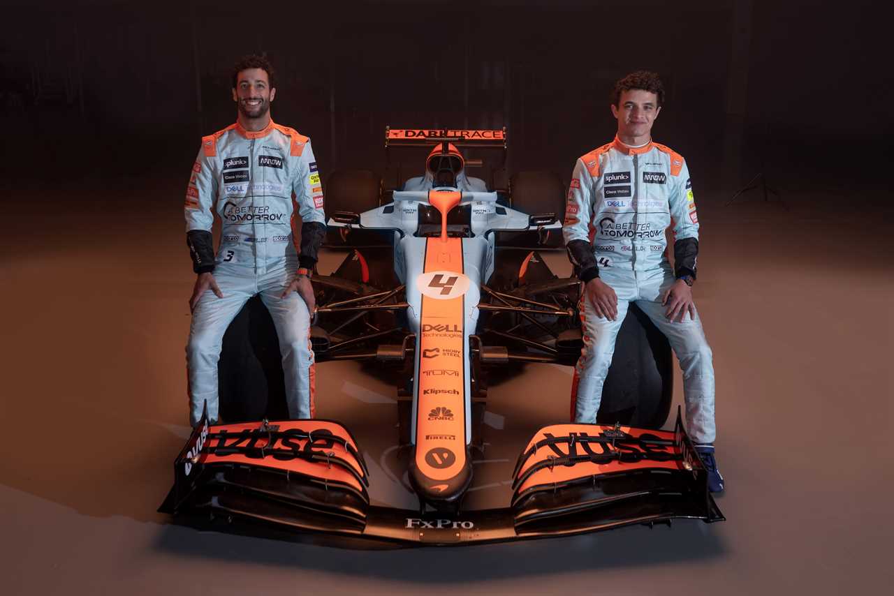 Daniel Ricciardo and Lando Norris talked a lot about the paintwork