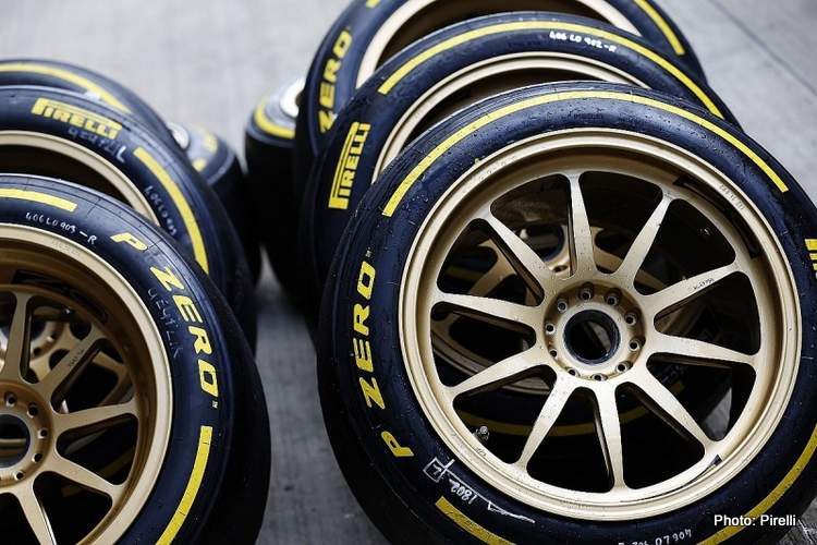 Pirelli 18-inch 2022 F1 tires