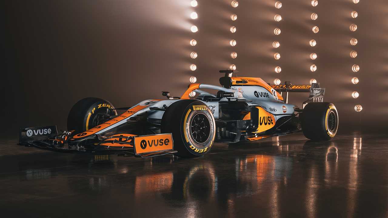 McLaren carries out a one-off paint job for the Monaco Grand Prix based on the legendary Golf color scheme