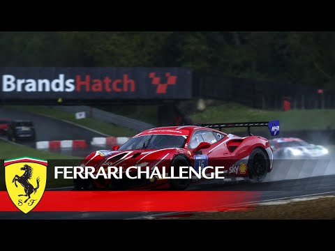 Brands Hatch 2021, Race 1 Highlights - Ferrari Challenge UK