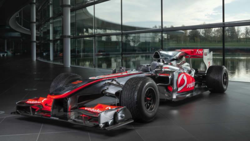 Lewis Hamilton's 2010 McLaren Mercedes F1 car is up for auction