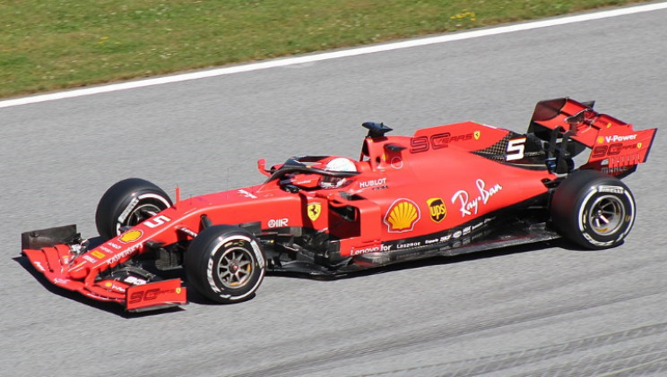 2019 Sebastian Vettel drives for Ferrari