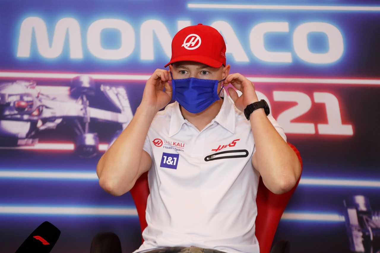 Monaco F1 Grand Prix shows Nikita Mazepin