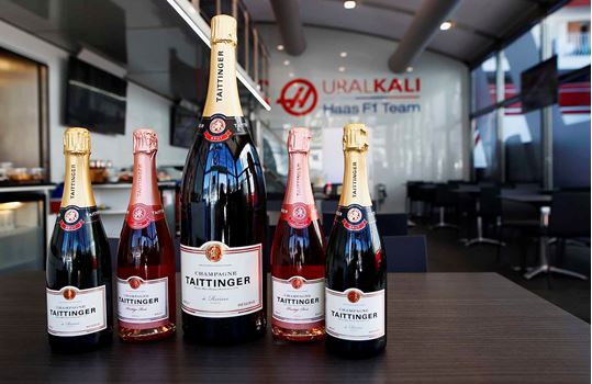 Uralkali Haas F1 Team Partners with Taittinger Champagne House
