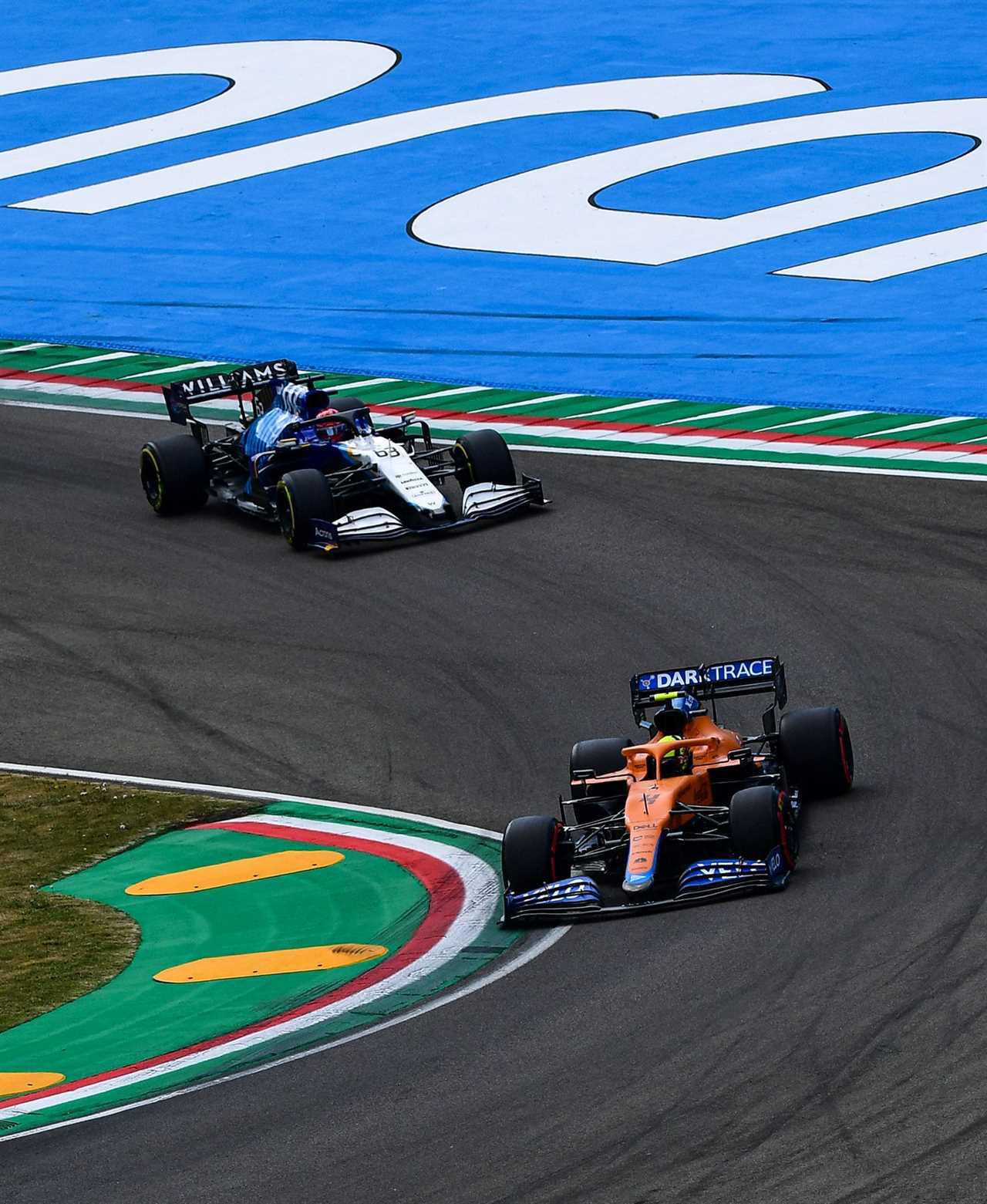 lando norris george russell f1