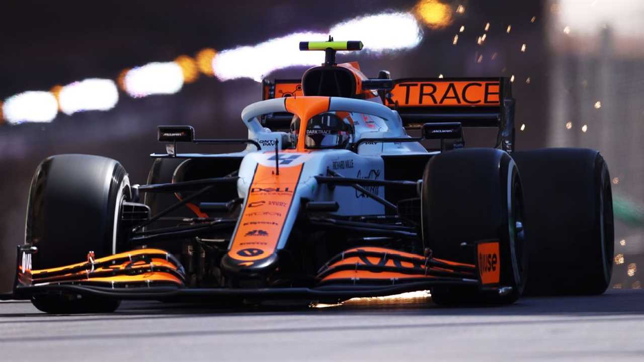 McLaren's breathtaking, one-of-a-kind golf livery makes its track debut at the Monaco GP
