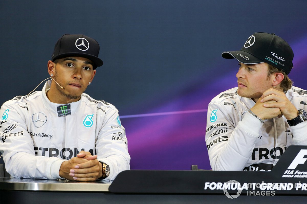 Press conference: Race winner Nico Rosberg, Mercedes F1, second Lewis Hamilton, Mercedes F1 W05