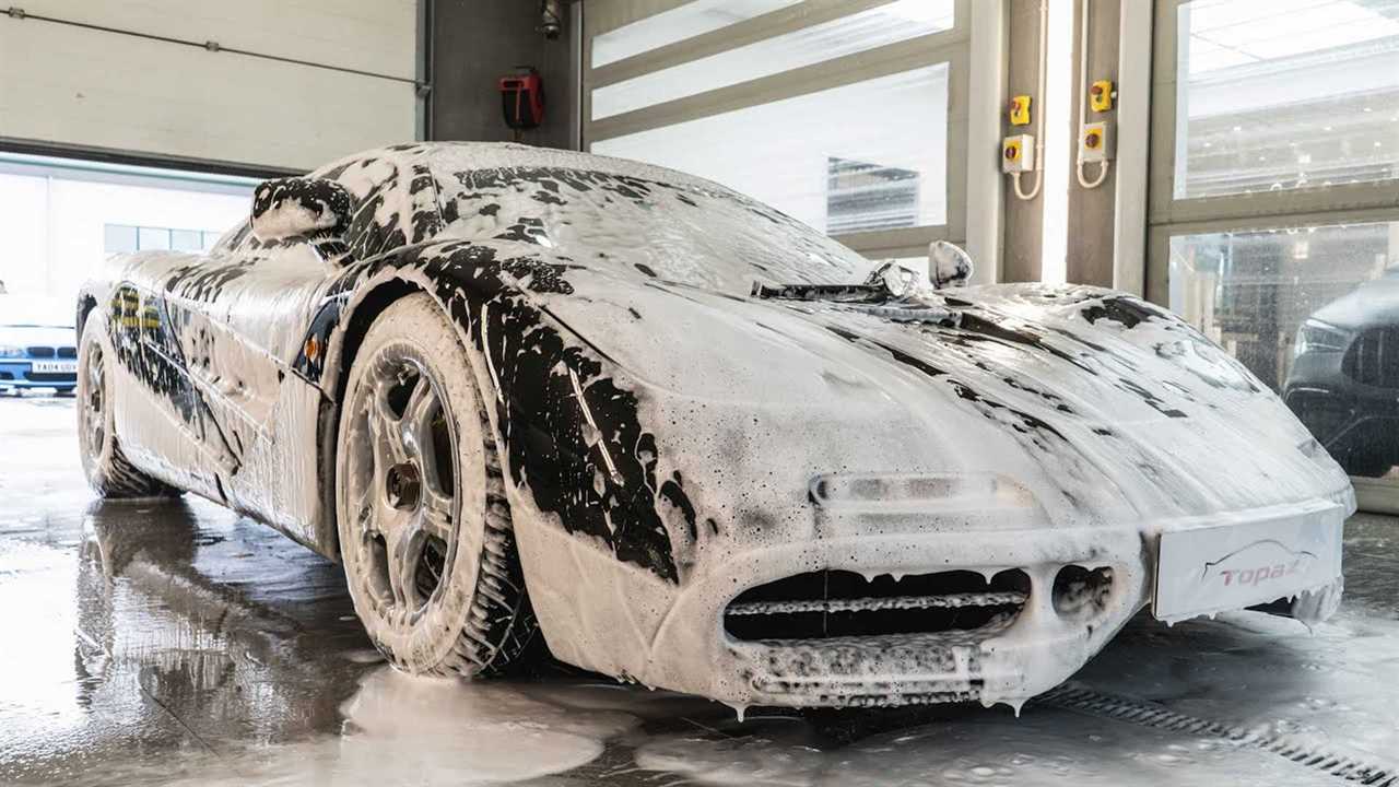 See McLaren F1 get the most luxurious car wash you've ever seen