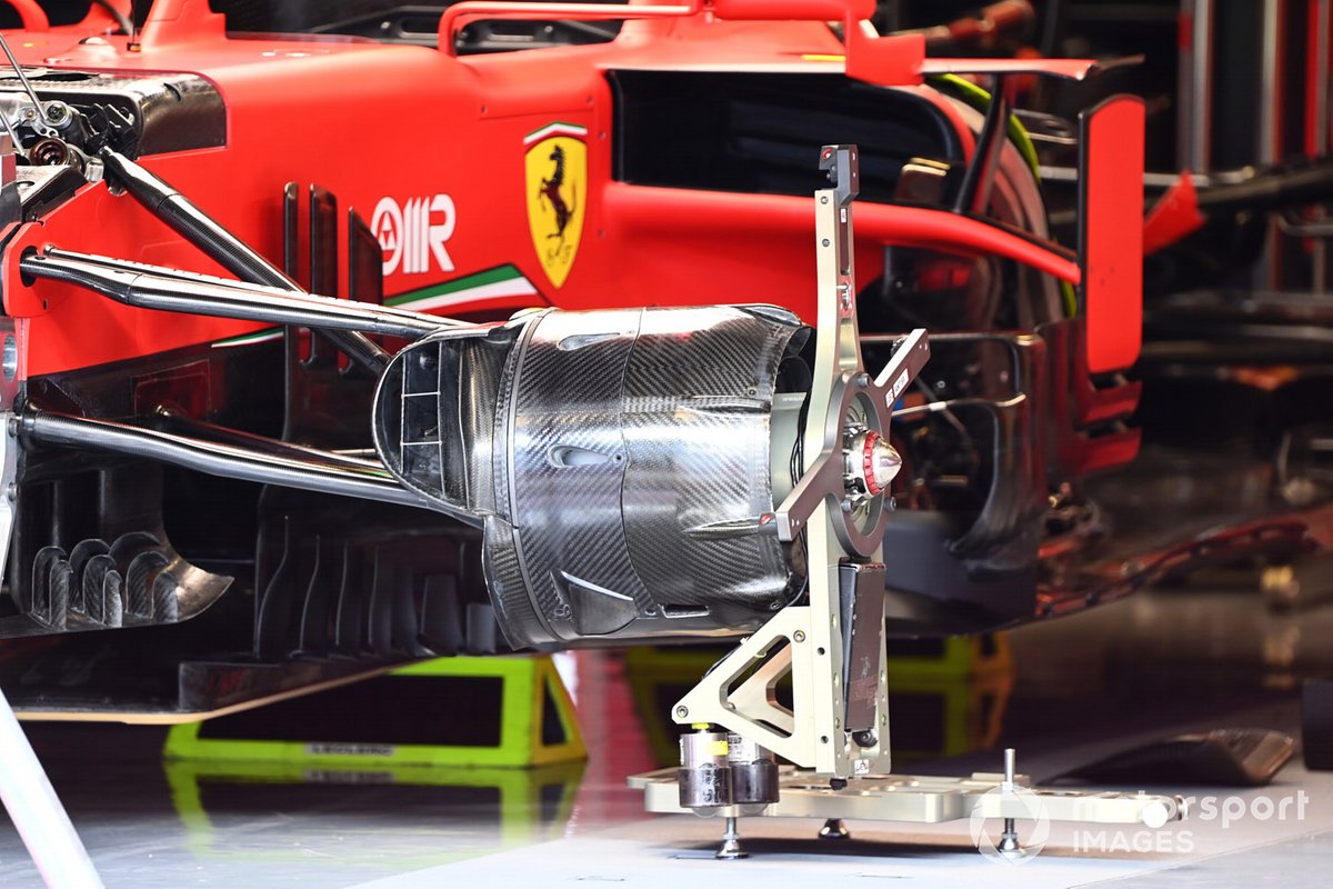 Technical detail of the Ferrari SF1000