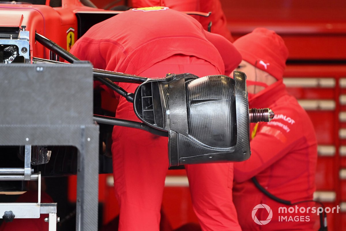 Ferrari SF1000 front brake detail