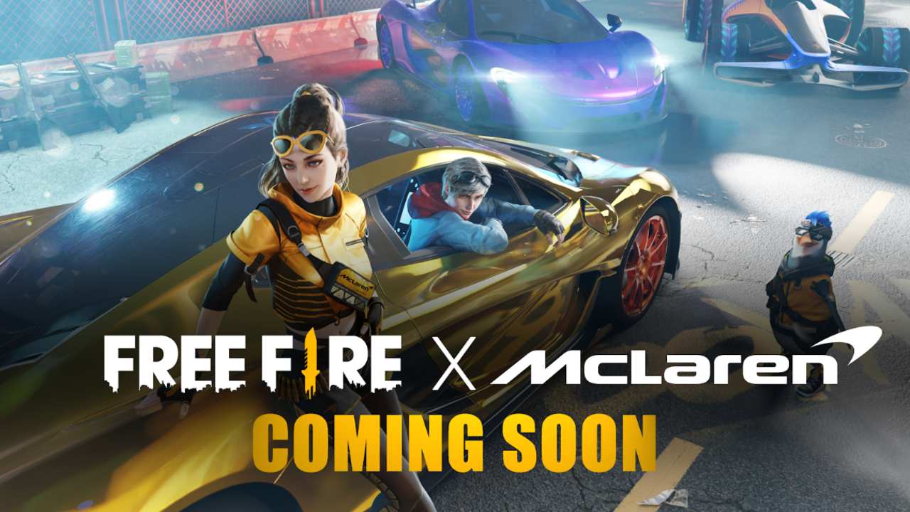 Garena teases crossover between Free Fire and McLaren