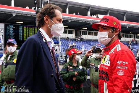 John Elkann, Carlos Sainz Jnr, Monaco, 2021