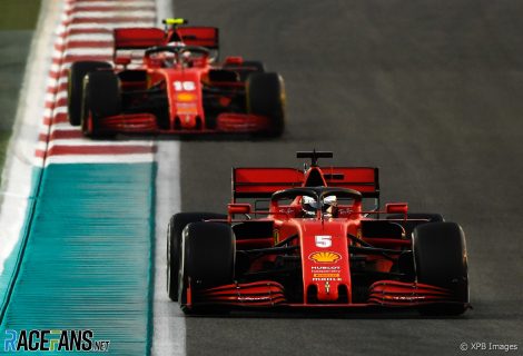 Sebastian Vettel, Ferrari, Yas Marina, 2020