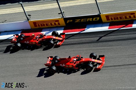 Sebastian Vettel, Charles Leclerc, Ferrari, Sochi Autodrom, 2019