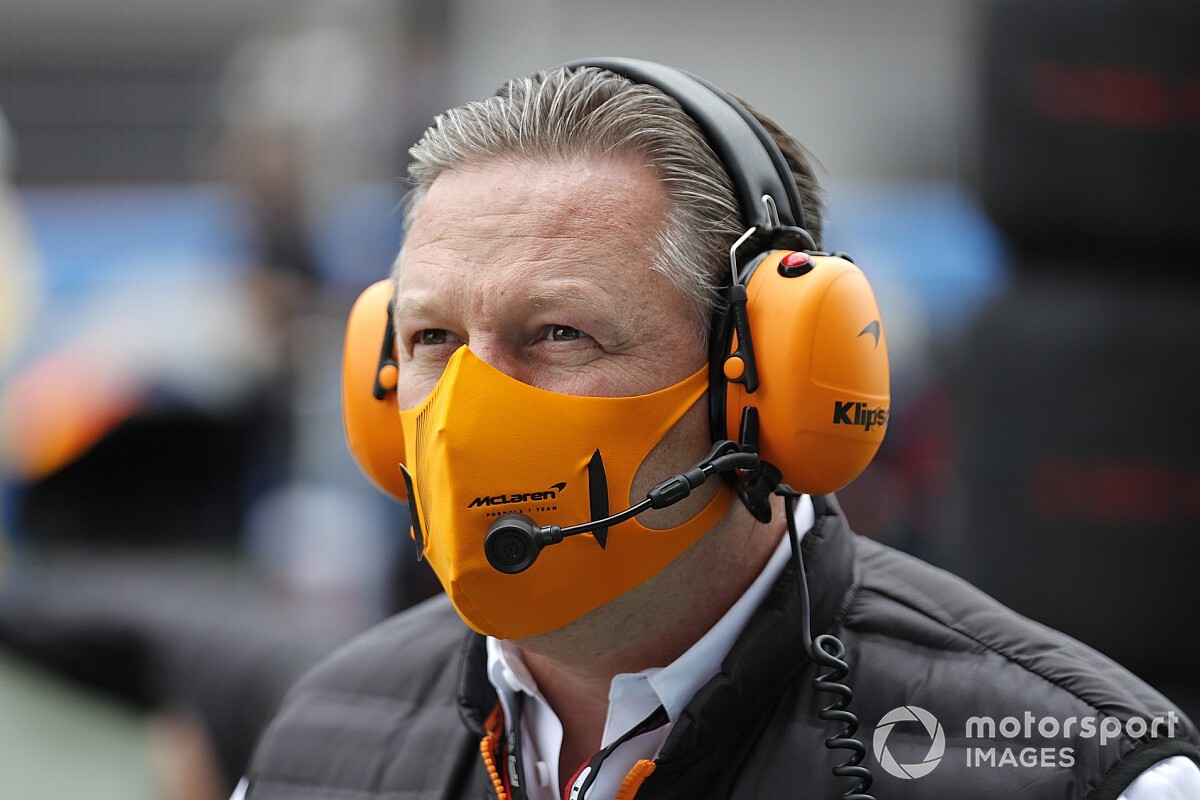 McLaren F1 team principal Brown drives a GT4 for United Autosports