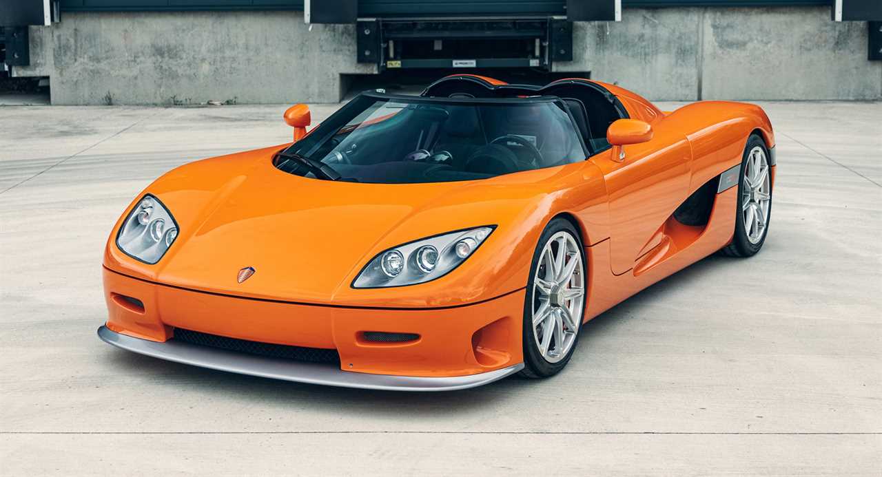 Bright Orange Koenigsegg CCR is the first ever to be shown to the public