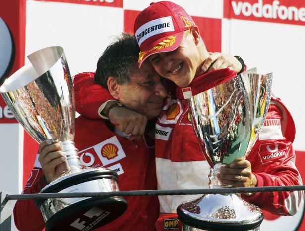 Todt and Schumacher together had unprecedented success at Ferrari