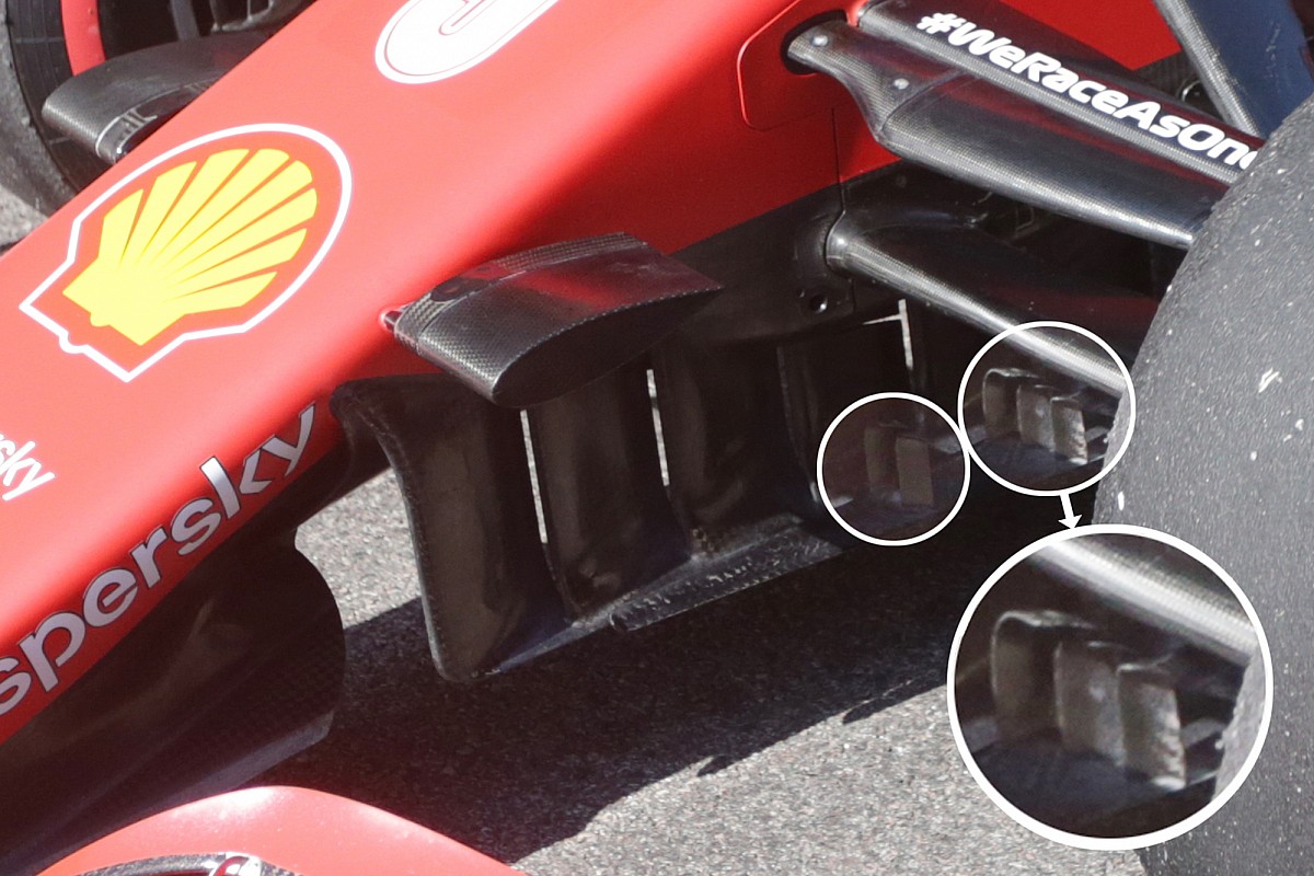 New Ferrari F1 updates explained via 3D model