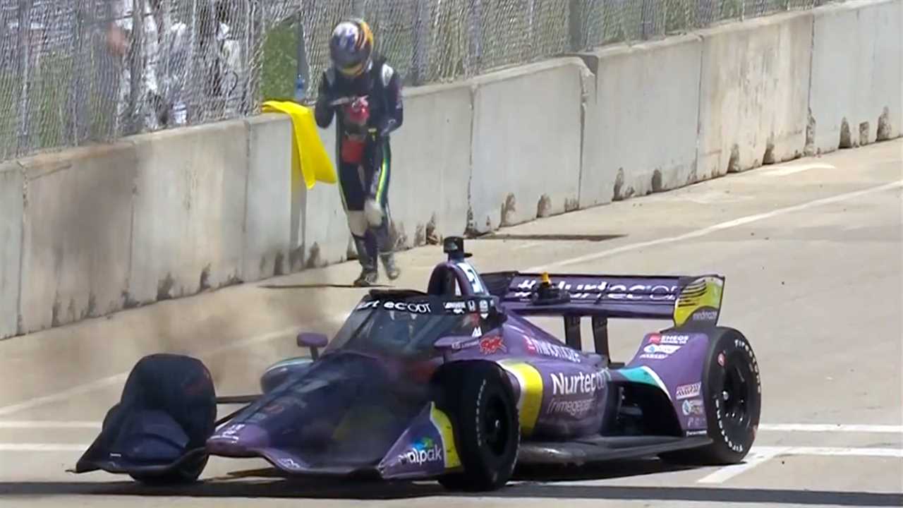 Grosjean fights his own fire in his second retirement in Detroit · RaceFans