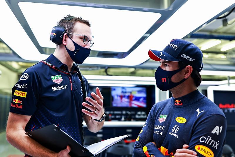 Sergio Perez is still adjusting to the Red Bull challenger. Photo: Mark Thompson/Getty Images.