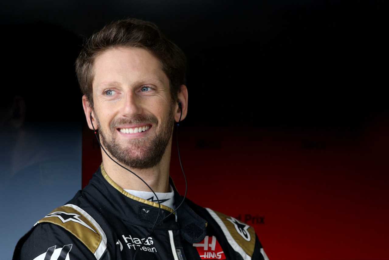 Romain Grosjean takes part in Mercedes' one-time F1 tests at the French GP