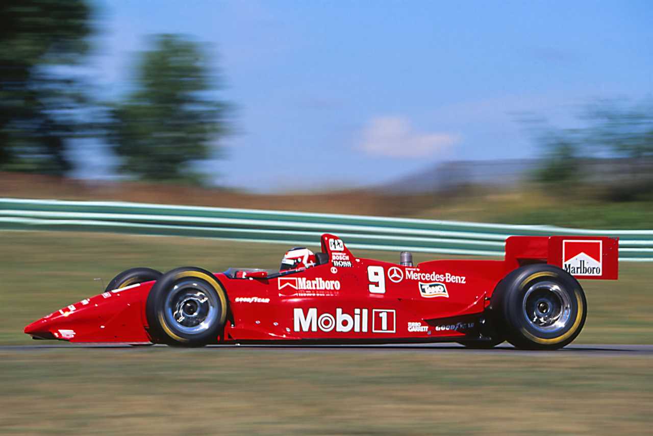 Magnussen drove the last three races of the CART season in a Hogan Penske as a replacement for the injured Emerson Fittipaldi