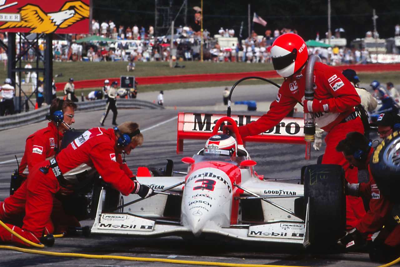 Magnussen had the option to stay with Penske in 1997, but turned it down in favor of Formula 1 with Stewart.  from