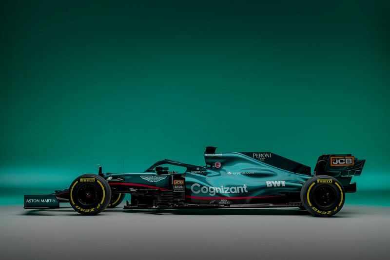 The brand new Aston Martin AMR21. Photo: Twitter.com/Aston Martin