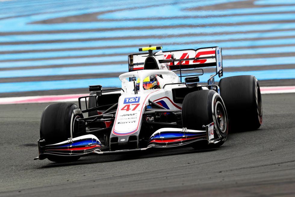 The Haas F1 team based in Kannapolis is battling its way through a challenging day at the French Grand Prix