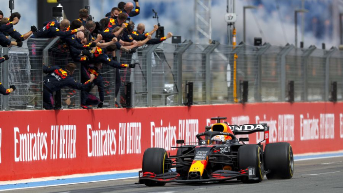 Verstappen claims first F1 hat-trick as Hamilton suffers his own triple whammy