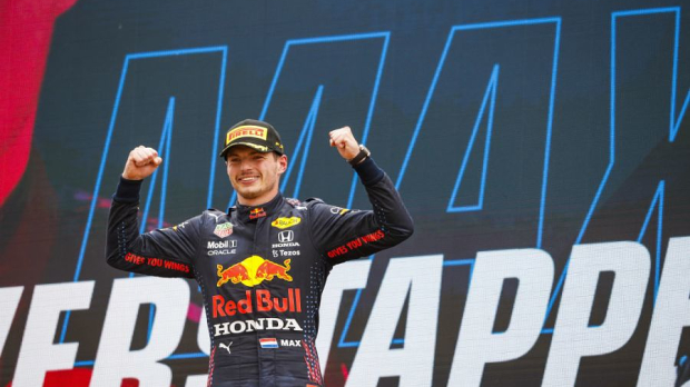 Verstappen claims first F1 hat trick when Hamilton suffers his own triple blow