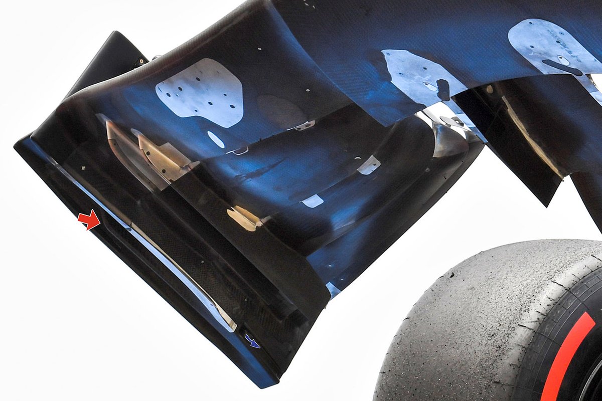 AlphaTauri AT02 front wing detail