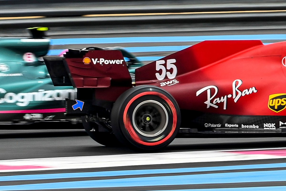 Ferrari SF21 rear wing