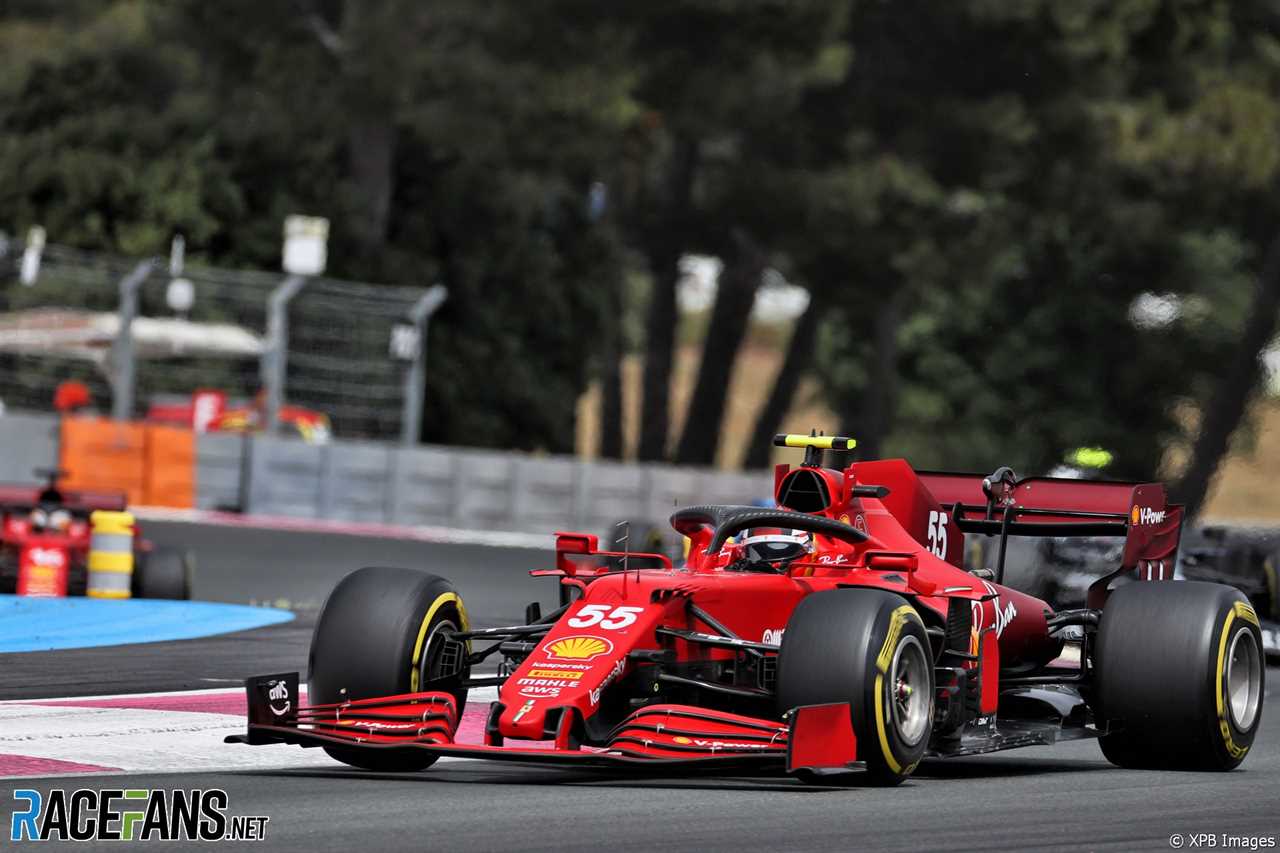 Carlos Sainz Jnr, Ferrari, Paul Ricard, 2021