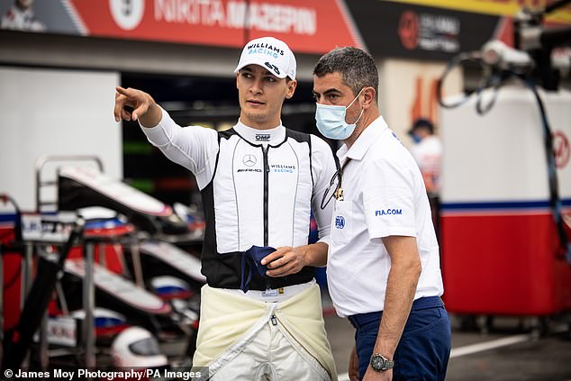 George Russell (links) verbessert sich mit Williams stetig und ein Mercedes-Wechsel ist unvermeidlich