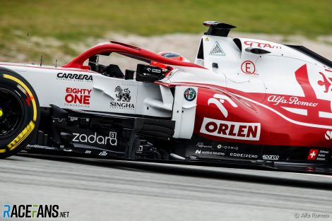 Robert Kubica, Alfa Romeo, Circuit de Catalunya, 2021