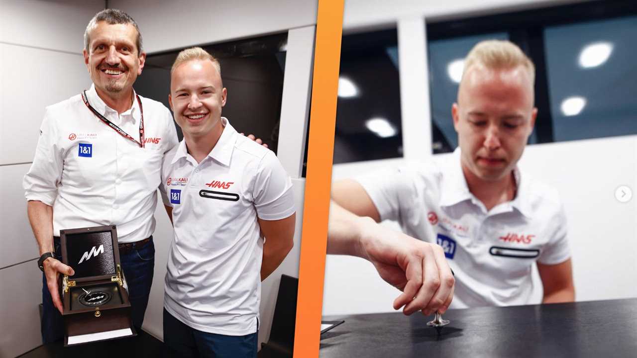 Haas F1 boss gives Mazepin a spinning top, calls him Maze-Spin