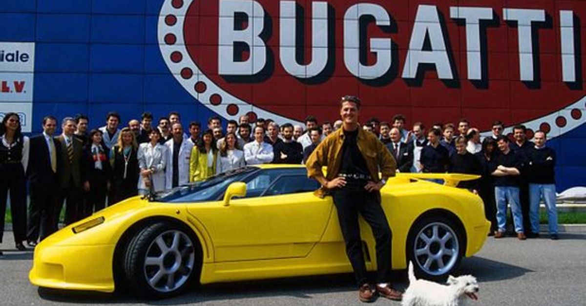 That is why Michael Schumacher decided on the Bugatti EB110