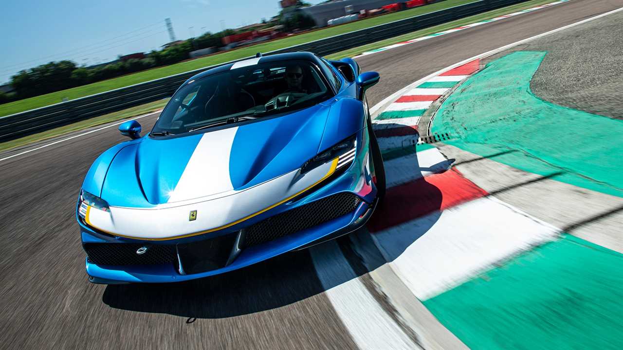 We're driving the 2021 Ferrari SF90 Stradale on the track