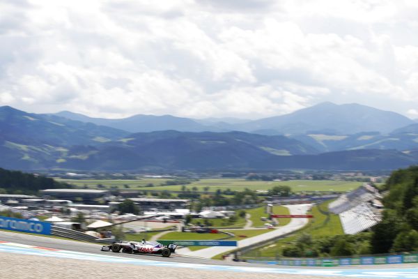 Uralkali Haas F1 Austrian Grand Prix practices – 129 laps done on Friday