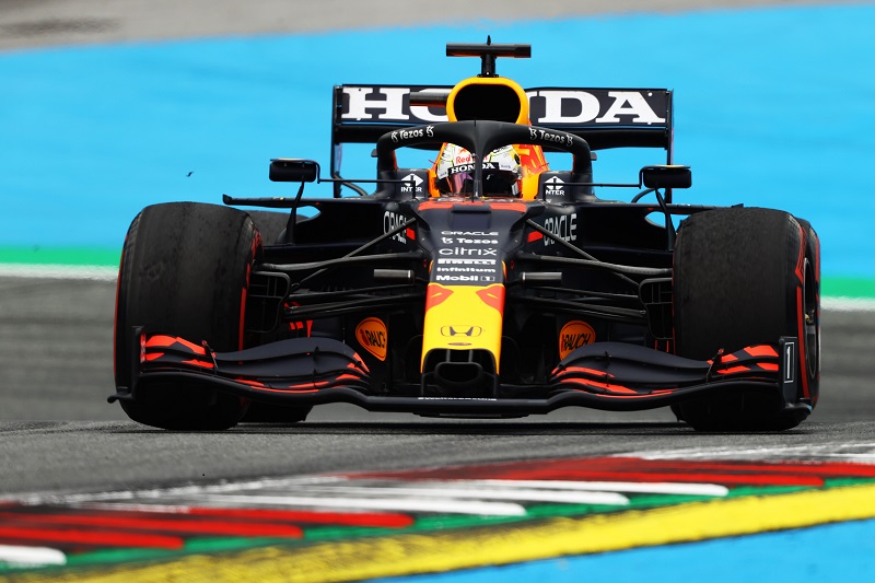 Verstappen Paces Leclerc in opening training for the Austrian Grand Prix