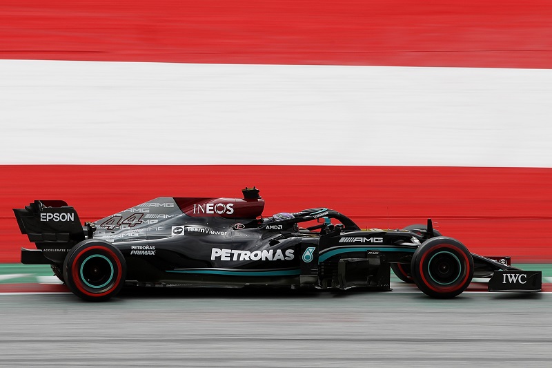 Hamilton leads Mercedes one-two in second Grand Prix practice in Austria