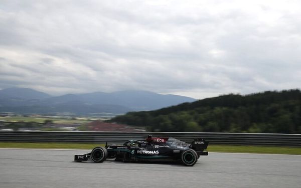 P2 and P4 for the Mercedes-AMG Petronas F1 Team at the 2021 Austrian Grand Prix