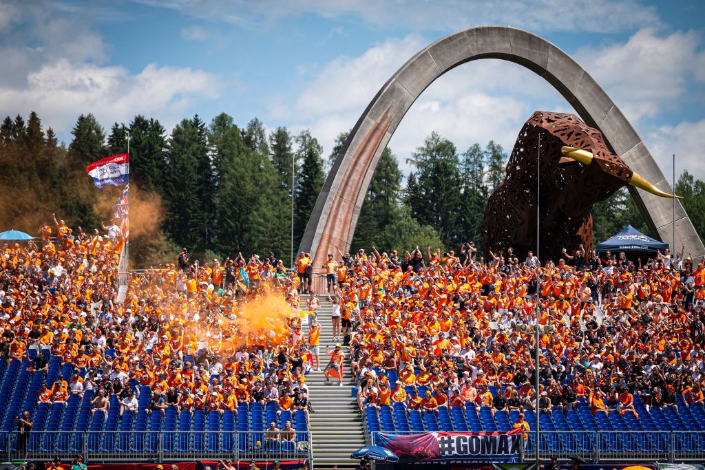 Dutch Max Verstappen fans cheer