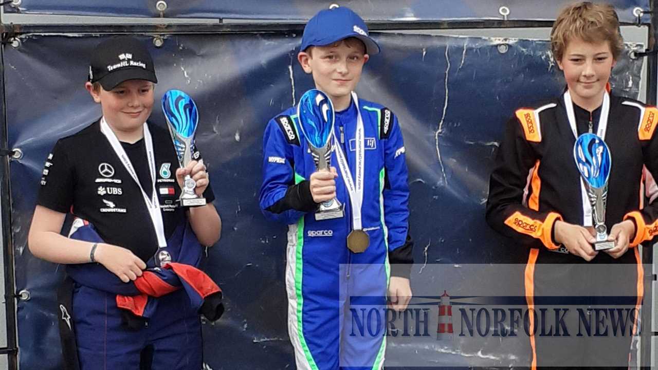 Cory Chapman Mundesley Success at Rob Smedley Go Kart