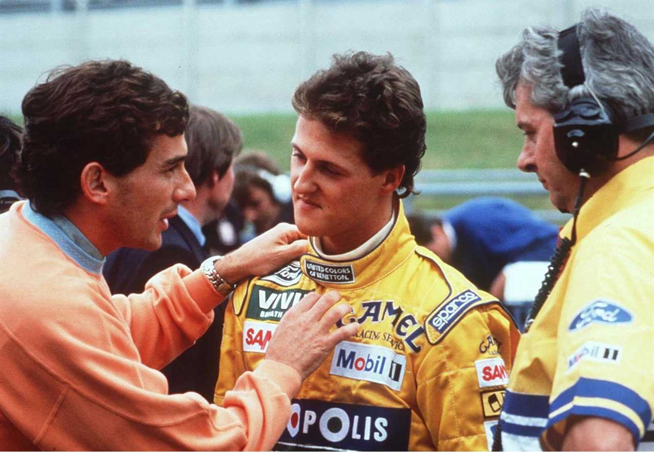 REVEALED: The moment Irvine realized that Michael Schumacher was "at least" equal to Sennas